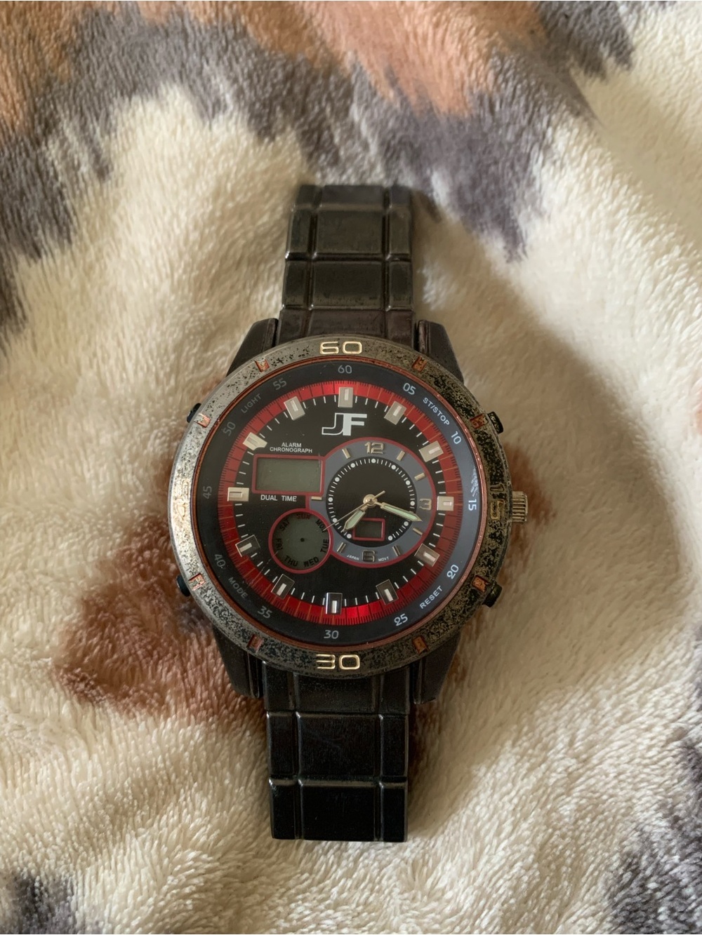 JOEFOX The Commander dual-display vintage chronograph